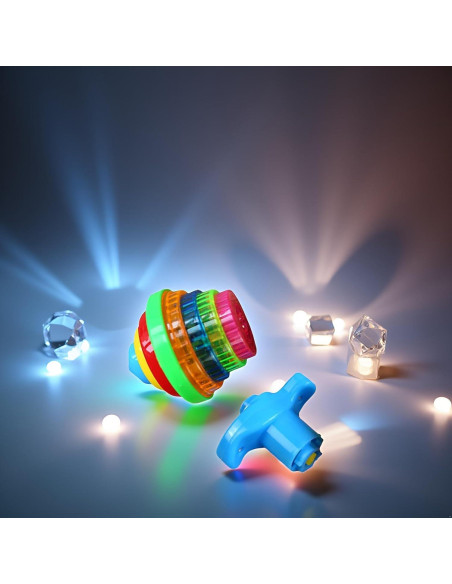 Trompo Giroscópico Iluminado PurYupearl - Multicolor LED 2.54cm Trompo Giroscópico Iluminado PurYupearl - Multicolor LED 2.54cm