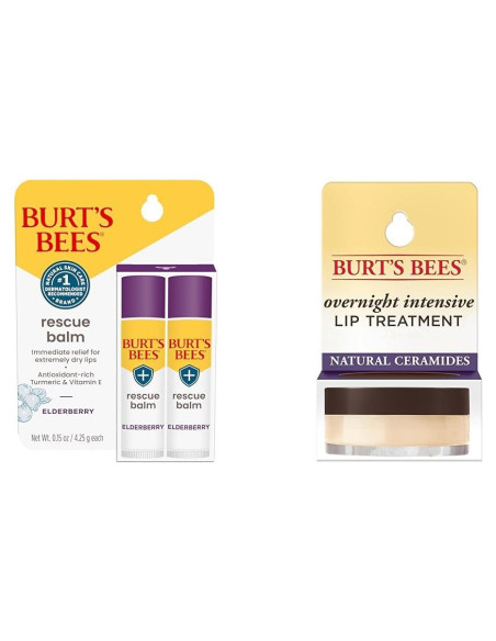 Set de Cuidado Labial Burt's Bees - 2 Bálamos 4g y 7g Set de Cuidado Labial Burt's Bees - 2 Bálamos 4g y 7g