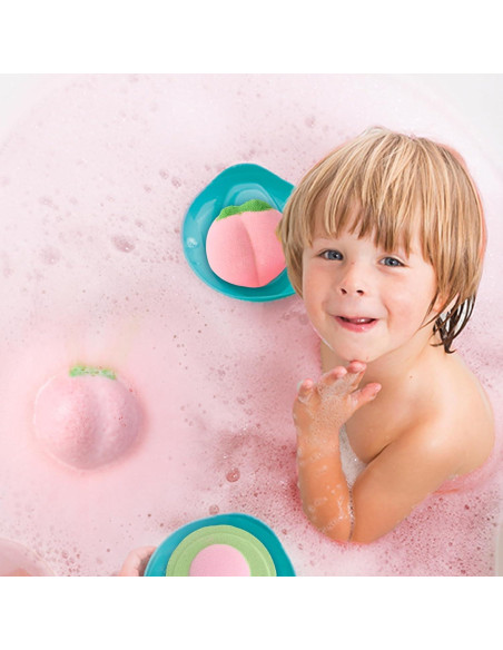 Set de 6 Bombas de Baño Naturales para Niños con Juguete Sorpresa Set de 6 Bombas de Baño Naturales para Niños con Juguete Sorpresa