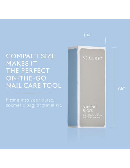 Pulidor de Uñas Profesional SEACRET - 3 Maneras, 2 Unidades Pulidor de Uñas Profesional SEACRET - 3 Maneras, 2 Unidades