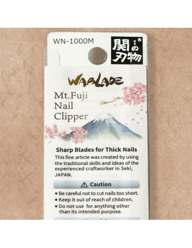 Cortauñas de Acero NIKKEN Monte Fuji - Hecho en Japón