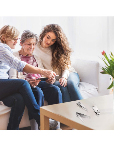 Juego de 20 cortauñas de acero inoxidable Mudder 14cm