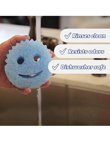 Juego de Esponjas Scrub Daddy Colores - 6 Unidades Multiuso