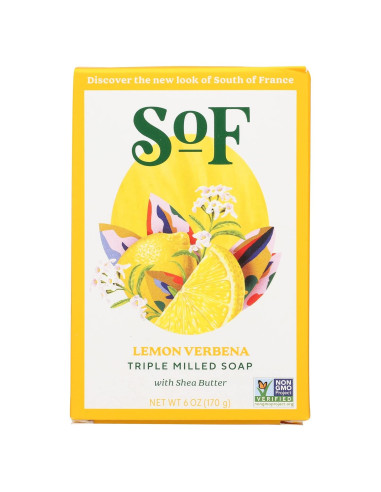 Jabón Natural de Verbena de Limón Sur de Francia - 3x170g