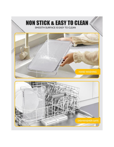 Cesta de Horno de Acero Inoxidable MMH para Ninja Foodi DT201/DT251/DT551