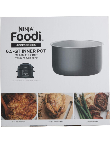 Olla Interior Antiadherente Ninja Foodi 6.5 qt Cerámica Olla Interior Antiadherente Ninja Foodi 6.5 qt Cerámica