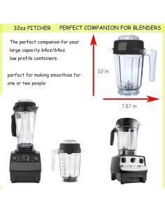 Jarra de licuadora 0.9L Vitamix 5200 4500 5000 6300 2