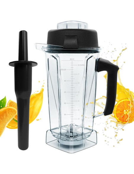 Jarra de Licuadora Vitamix 64oz con Tamper - Reemplazo OEM Jarra de Licuadora Vitamix 64oz con Tamper - Reemplazo OEM