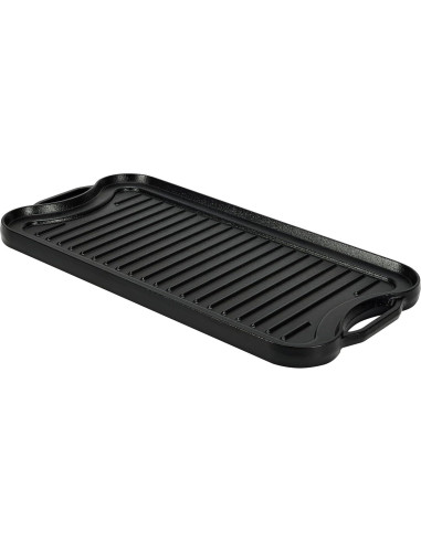 Parrilla Plancha Hierro Fundido Amazon Basics 50.8x26.4cm