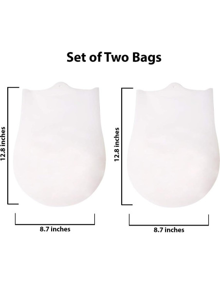 Bolsas Sous Vide Reutilizables Platinum Pure, 2 Pzas, Silicona LFGB Bolsas Sous Vide Reutilizables Platinum Pure, 2 Pzas, Silicona LFGB