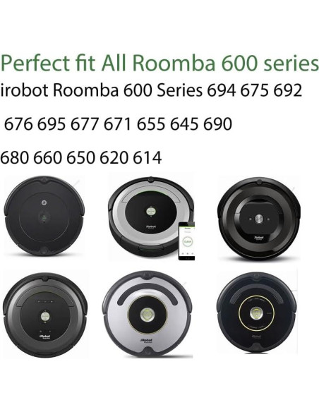 Accesorios de Repuesto JoyBros para iRobot Roomba 600 - Cepillos y Filtros Accesorios de Repuesto JoyBros para iRobot Roomba 600 - Cepillos y Filtros