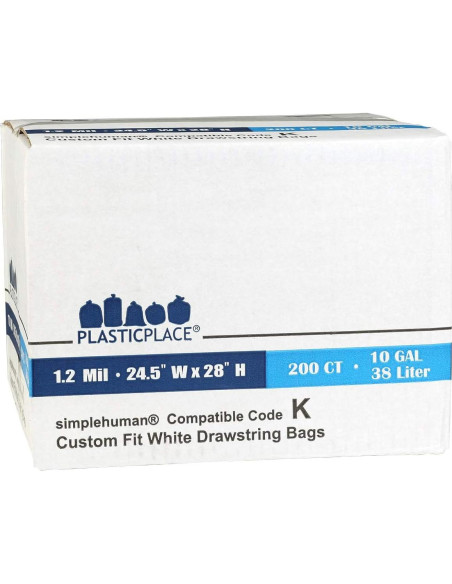 Bolsas de Basura Plasticplace K 10 Galones 200 Unidades Bolsas de Basura Plasticplace K 10 Galones 200 Unidades