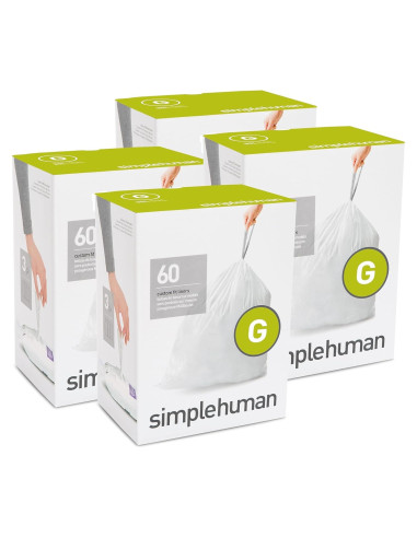 Bolsas de Basura 30L simplehuman Code G, 240 Unidades