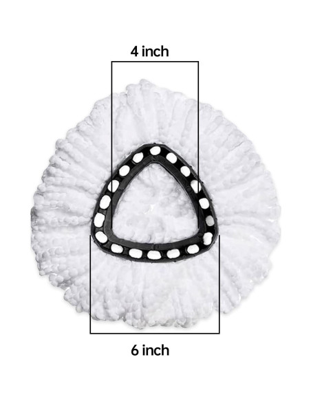 Paquete de 4 cabezales de fregona O-Ceda EasyWring Microfibra Paquete de 4 cabezales de fregona O-Ceda EasyWring Microfibra