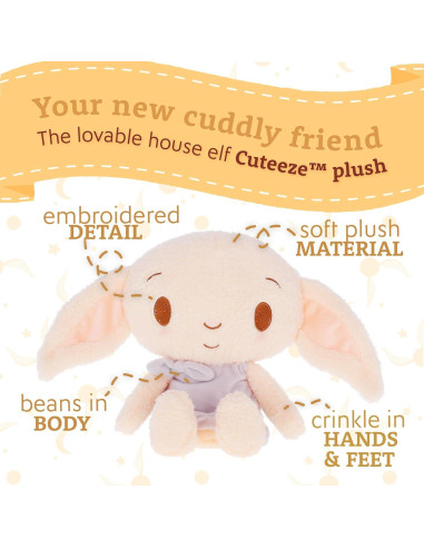 Peluches Harry Potter Dobby KIDS PREFERRED 30 cm Suave