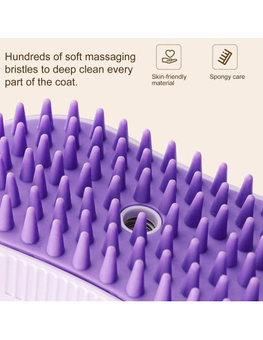 Cepillo de Vapor 3-en-1 para Mascotas Pingyang - Antiestático