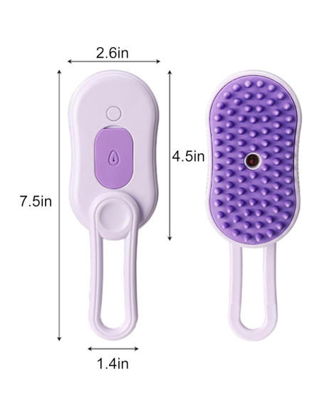 Cepillo de Vapor 3-en-1 para Mascotas Pingyang - Antiestático Cepillo de Vapor 3-en-1 para Mascotas Pingyang - Antiestático