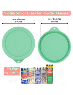 Tapa de Silicona Viotiin para Limpiador en Polvo 2 Paquetes 2