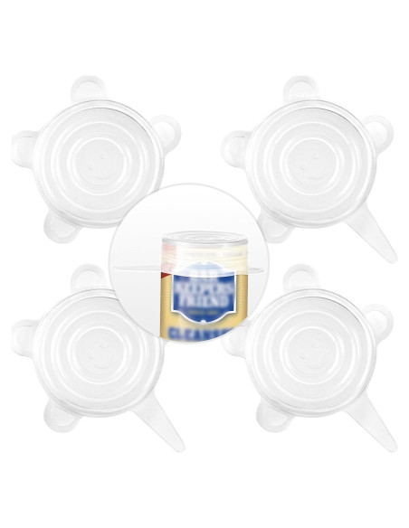 4 Tapas de Silicona para Limpiador Bar Keepers Friend 12oz y 21oz 4 Tapas de Silicona para Limpiador Bar Keepers Friend 12oz y 21oz