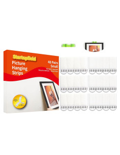 Tiras para Colgar Imágenes Startopfield 48 Pares Alta Resistencia