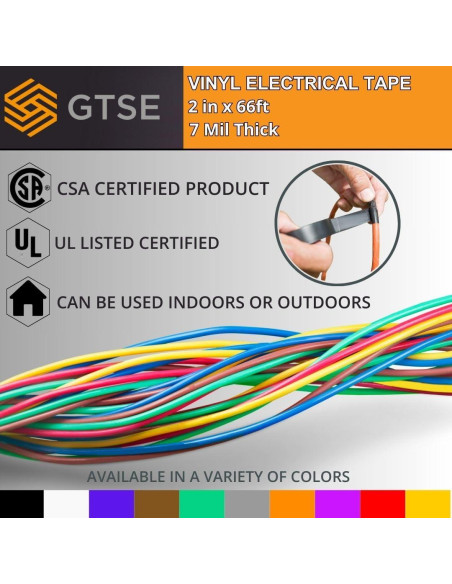 Cinta Eléctrica Azul GTSE 5 cm x 20 m Impermeable 600V Cinta Eléctrica Azul GTSE 5 cm x 20 m Impermeable 600V