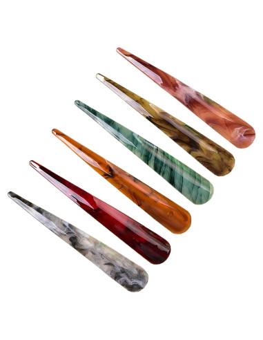 6 Clips de Pelo Cocodrilo Sufermoe Antideslizantes 14 cm