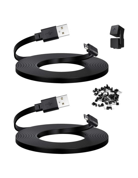 Cable Micro USB 6m Smays para Cámara WYZE Cam Pan v3 - Paquete de 2 Cable Micro USB 6m Smays para Cámara WYZE Cam Pan v3 - Paquete de 2