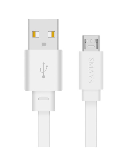 Paquete de 4 Cables de Extensión Micro USB 7.62 m SMAYS Blanco Paquete de 4 Cables de Extensión Micro USB 7.62 m SMAYS Blanco