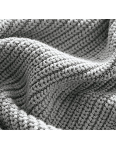 Manta de Punto Acanalado para Bebé BOLL & BRANCH - 100% Algodón Orgánico - 76 x 102 cm