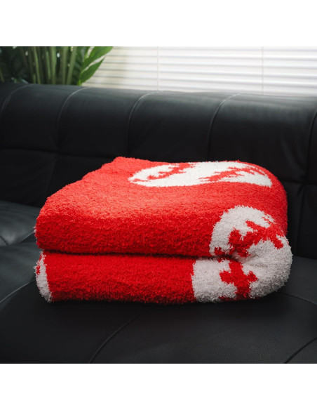 Manta Suave GY con Patrón de Béisbol 130x150 cm Felpa Roja Manta Suave GY con Patrón de Béisbol 130x150 cm Felpa Roja