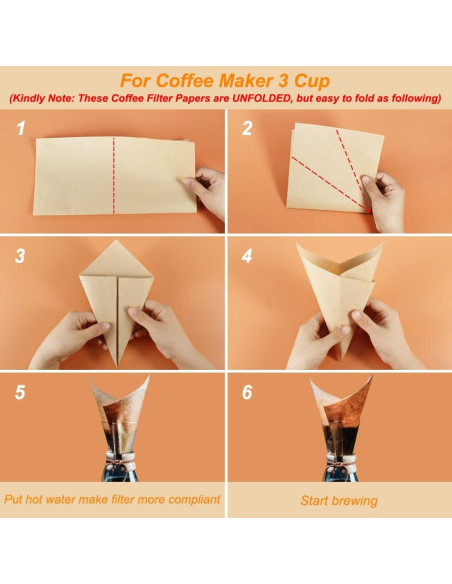 Filtros de café desechables BYKITCHEN 50 piezas 30x30 cm Filtros de café desechables BYKITCHEN 50 piezas 30x30 cm