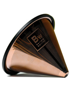 Filtro de café reutilizable Barista Warrior en cono cobre 1 unidad