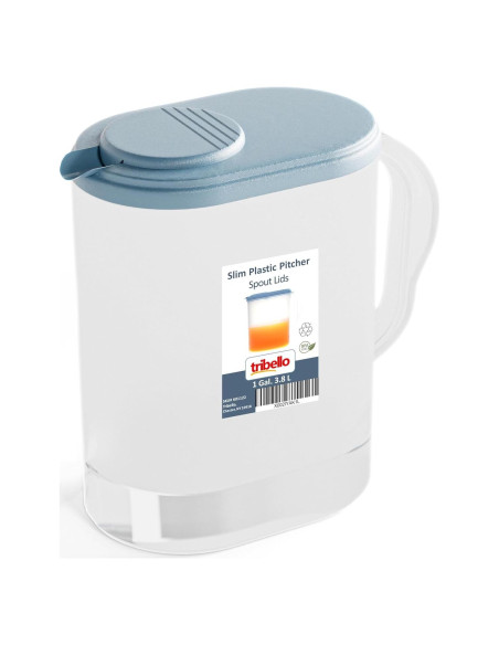 Jarra de Agua Plástica Tribello 3.8 L con Tapa y Pico Pivotante Jarra de Agua Plástica Tribello 3.8 L con Tapa y Pico Pivotante