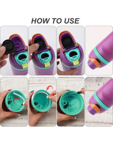 Set de Tapones y Anillos de Sello BOXOB para Botellas Owala