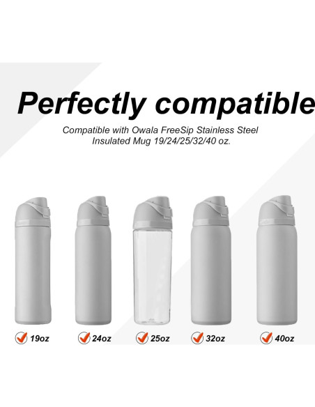 6 Tapones de Reemplazo PEUTIER para Botellas Owala FreeSip 6 Tapones de Reemplazo PEUTIER para Botellas Owala FreeSip
