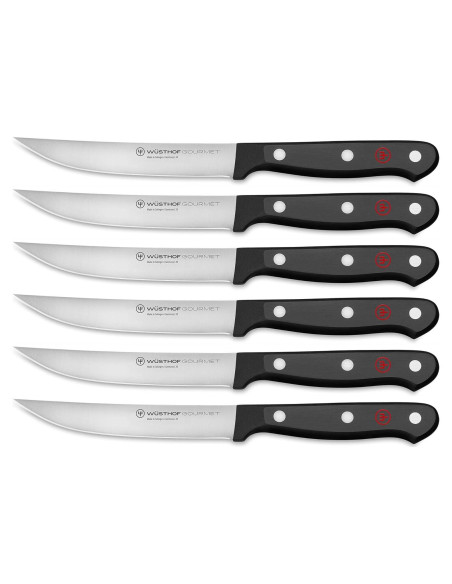 Juego de cuchillos de carne Wüsthof Gourmet 6 piezas 11.43 cm Juego de cuchillos de carne Wüsthof Gourmet 6 piezas 11.43 cm