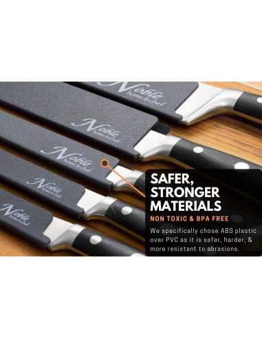 Cubiertas para Cuchillos Noble Home & Chef 8 Piezas ABS