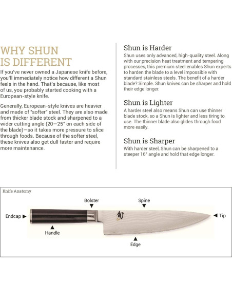 Cuchillo de Cocina Asiático Shun Premier 17.78 cm Acero Damasco Cuchillo de Cocina Asiático Shun Premier 17.78 cm Acero Damasco