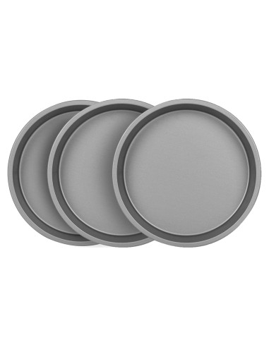Juego de 3 Moldes para Pasteles Redondos Antiadherentes OvenStuff 22.86 cm
