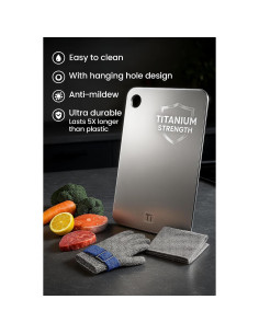 Tabla de Cortar de Titanio PADMASHANTI Mediana - Antimicrobiana 2