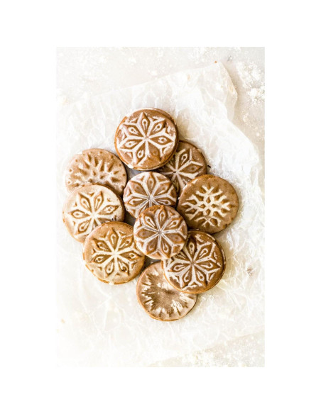 Sellos de Galletas Estrelladas Nordic Ware - Redondos 7.62 cm Sellos de Galletas Estrelladas Nordic Ware - Redondos 7.62 cm