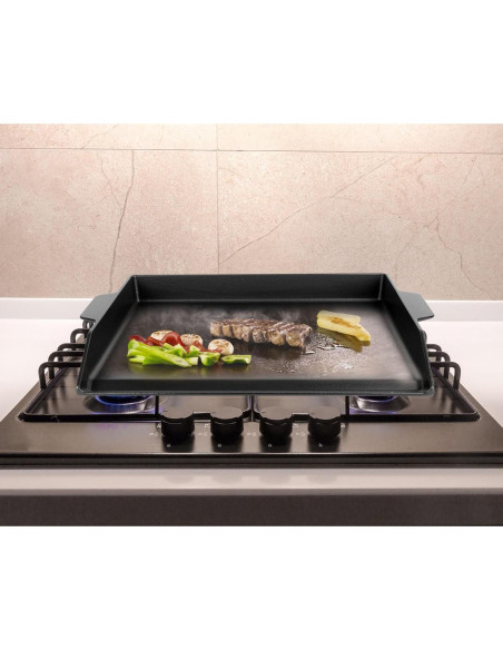 Plancha Universal BBQ Future Hierro Fundido 47.2x35.6cm Antiadherente Plancha Universal BBQ Future Hierro Fundido 47.2x35.6cm Antiadherente