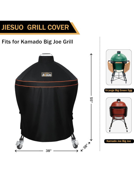 Funda para Parrilla JIESUO KAMADO Big Joe 24" Impermeable Funda para Parrilla JIESUO KAMADO Big Joe 24" Impermeable