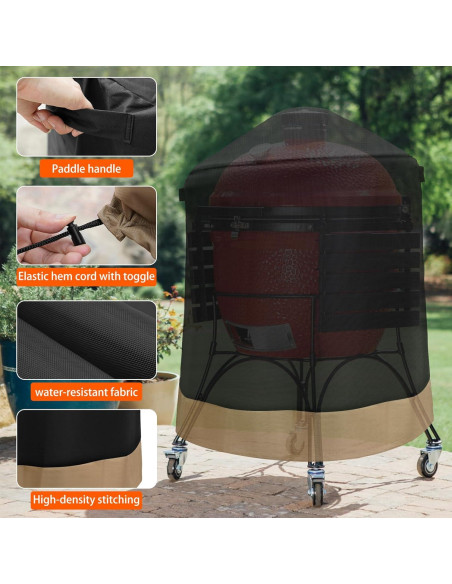 Cubierta para Parrilla Kamado Onlyfire 29.5" Diámetro x 34" Altura Cubierta para Parrilla Kamado Onlyfire 29.5" Diámetro x 34" Altura