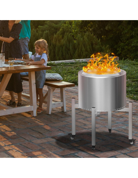 Soporte Universal para Fogata BBQ-PLUS 15-27" con Ruedas Soporte Universal para Fogata BBQ-PLUS 15-27" con Ruedas