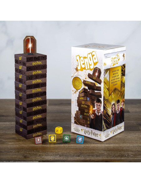 Juego de Jenga Harry Potter - Gran Escalera Hogwarts 54 Bloques Juego de Jenga Harry Potter - Gran Escalera Hogwarts 54 Bloques