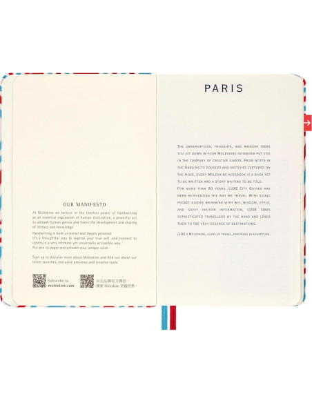 Cuaderno de Viaje Moleskine LUXE París Pocket 112 Páginas Cuaderno de Viaje Moleskine LUXE París Pocket 112 Páginas