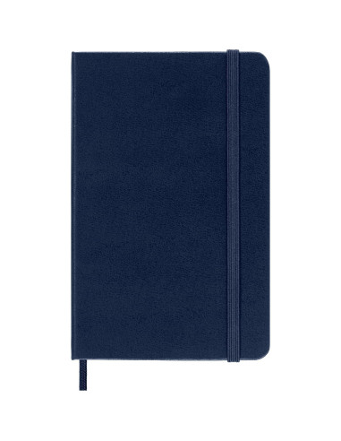 Cuaderno Moleskine Clásico Pocket Azul Zafiro 192 Páginas Liso