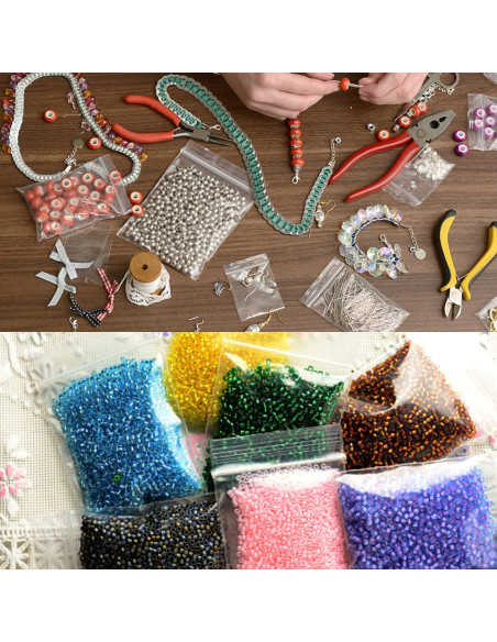 400 Bolsas Plásticas Reutilizables VOPTON 4 Tamaños 15x10cm 400 Bolsas Plásticas Reutilizables VOPTON 4 Tamaños 15x10cm