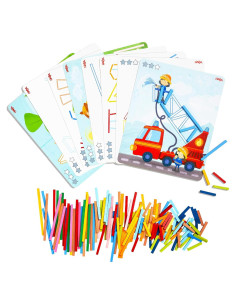 Juego de Clasificación y Emparejamiento HABA Stabix 150 Palitos